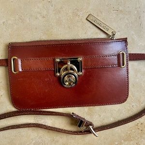 leather belt bag from rare Michael Kors